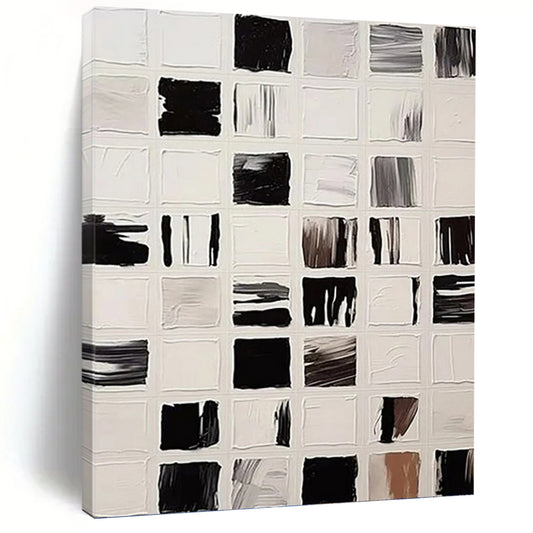 Artfully Curated Hand - Crafted Textured Canvas Art for Bedroom & Bar DKH1133