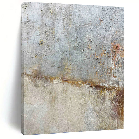 Enormous - Sized Hand - Painted Textured Custom Abstract Ode, for Living Room and Entryway DKH1508