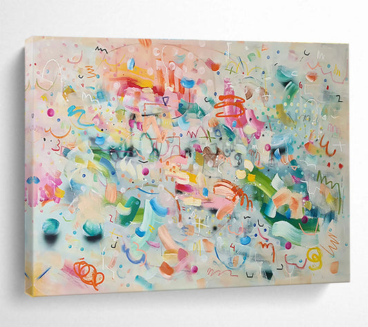 Custom Abstract Art for Bedroom & Living Room DKH059