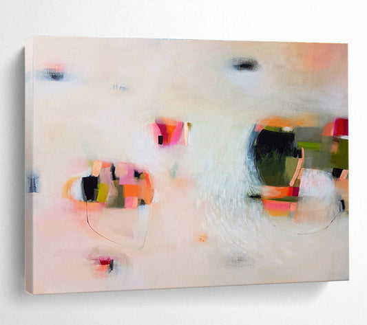 Made - to - Order Big Abstract Painting for Retail Boutique DKH034