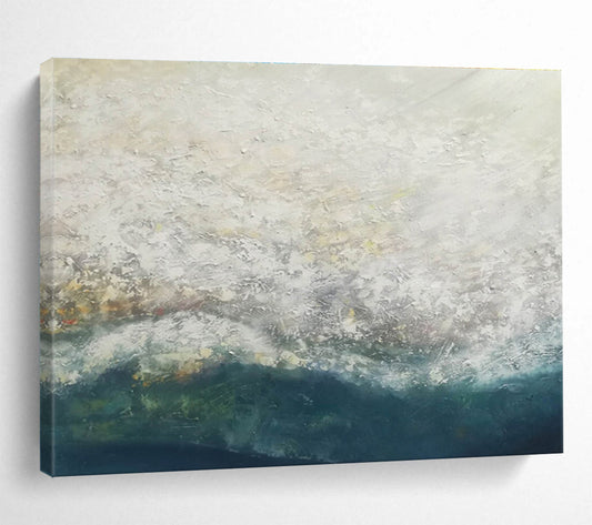 “Dynamic Reverberations” Giant Abstract Artwork for Living Room & Dining Room DKH298