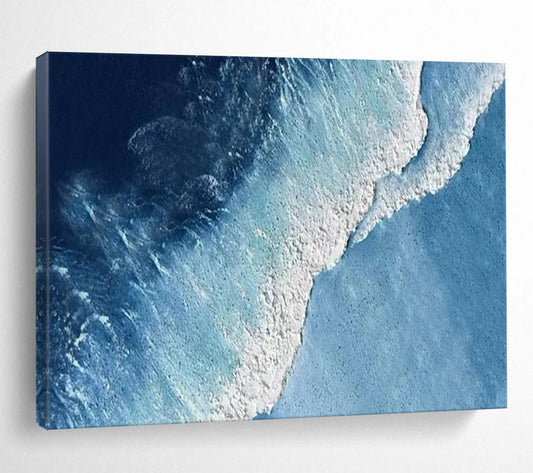 Aerial Ocean Wave - Dynamic Coastal Living Room Art DLZ256