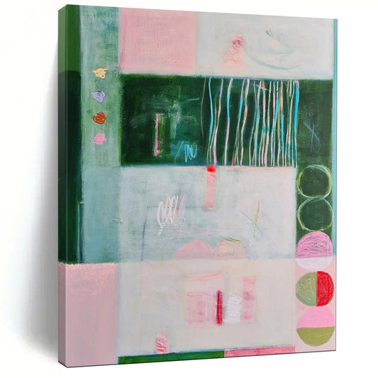 Oversized Custom Hand-Painted Abstract Art for Living Room & Hotel LargeART1852