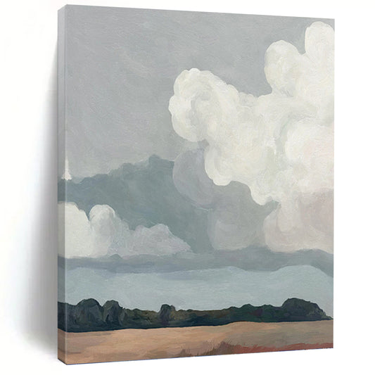 Large - Sized Alluring Hand - Painted Textured Abstract on Canvas for Hallway & Bedroom DKH1430
