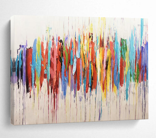 Colorful Drip Abstract - Modern Living Room Focal Point DLZ211