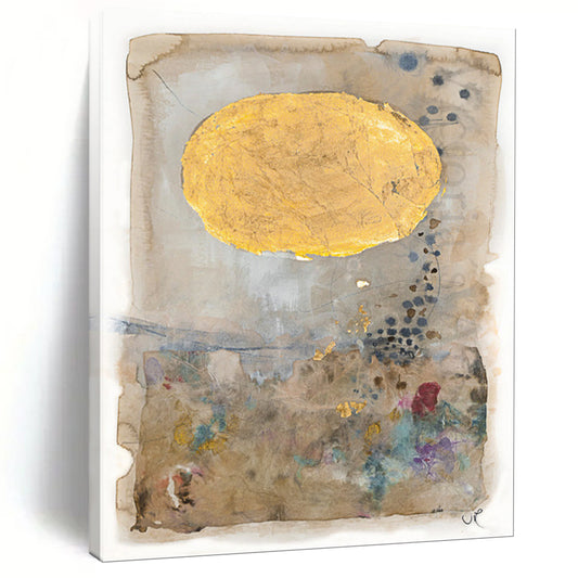 Oversized Hand-Painted Abstract Mural for Office & Entryway LargeART1814