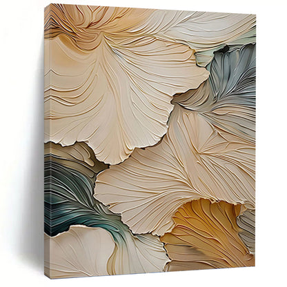 Regal Hand - Painted Textured Abstract Art on Canvas for Hotel & Entryway DKH1385