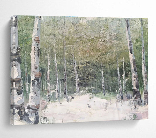 Serene Hand - Painted Textured Abstract Wall Art for Hallway & Bedroom DKH629