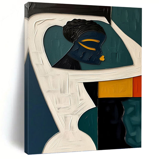 Mammoth Hand - Painted Textured Custom Abstract Painting, Suitable for Office and Hallway DKH1471