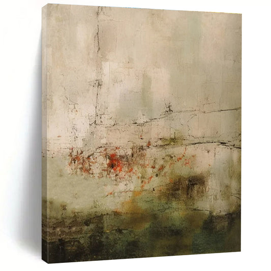 Hand-Painted Personalized Abstract Mural for Bedroom & Office LargeART1469
