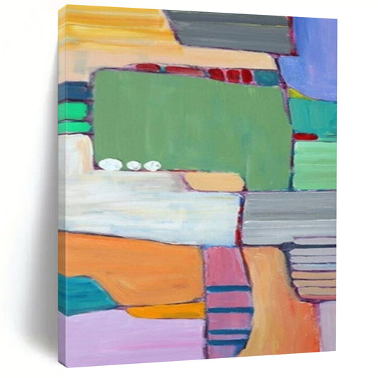 Large Custom Abstract Artworks: Handmade Textures for Bedroom & Office DTP262