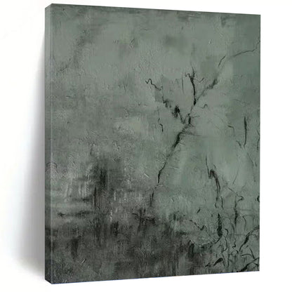 Monumental Hand - Painted Textured Abstract for Study & Conservatory DKH1205