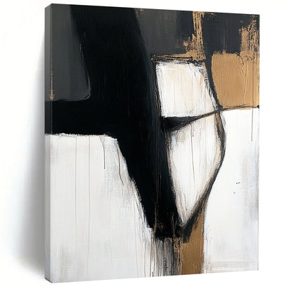 Contemporary abstract artwork featuring an ancient cross textured canvas with hand stitching in grey blue and beige tones minimalistic design. DLZ0946