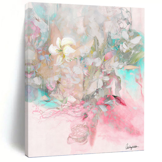 Striking Custom - Painted Textured Canvas Abstract for Living Room & Entryway DKH1084
