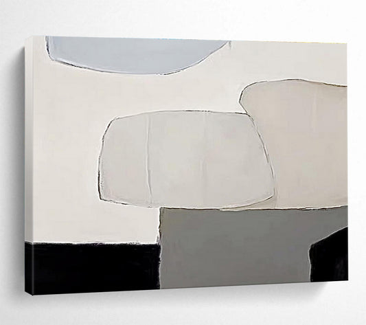 Extraordinary Hand - Painted Textured Abstract Art for Living Room & Bar DKH597