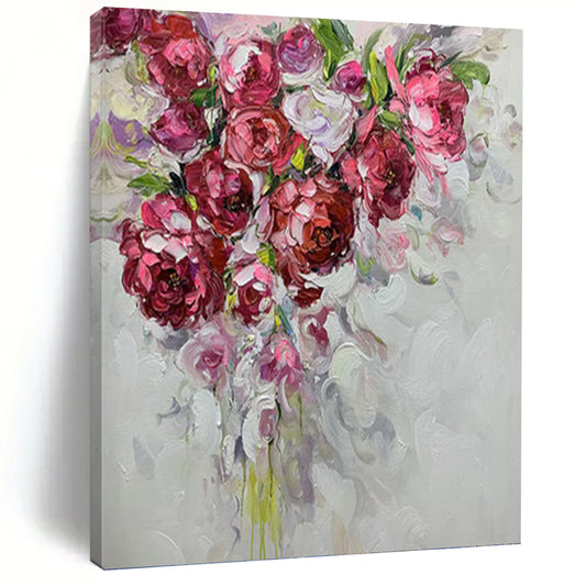 Immense Hand - Painted Custom Textured Abstract Artwork, Ideal for Bedroom and Office DKH1464