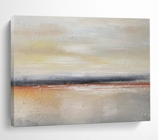 Warm Tones Abstract Landscape - Cozy Living Room Charm DLZ019