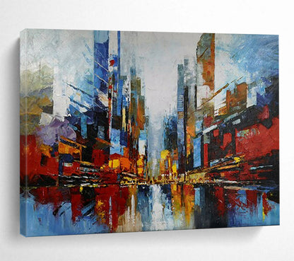 Serene Large - Format Abstract Painting for Entryway & Bedroom LargeART1673