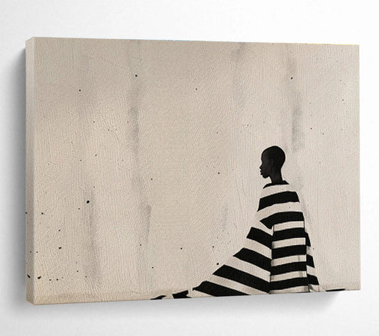 “Form Fusion” Oversized Abstract Art for Office & Dining Room DKH228