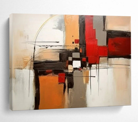 Colossal Hand-Painted Abstract Wall Decor for Entryway & Living Room LargeART1508