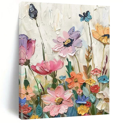 Huge Hand-Painted Abstract Canvases for Dining Room & Private Dining Area LargeART2241