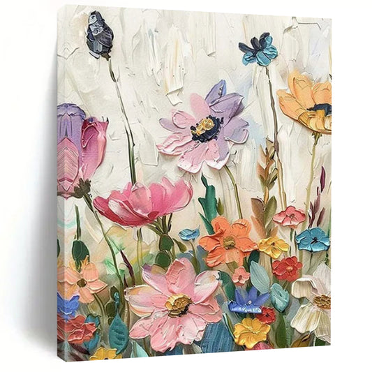 Huge Hand-Painted Abstract Canvases for Dining Room & Private Dining Area LargeART2241