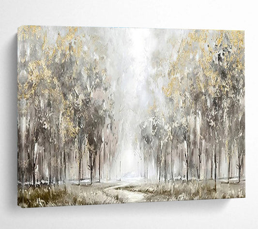 Monumental Textured Hand - Painted Abstract Art for Statement Spaces DKH737