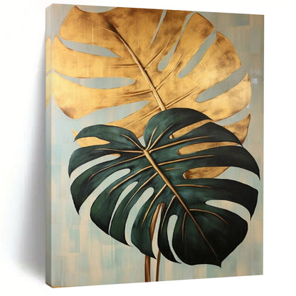 Grand-Scale Hand-Painted Abstract Canvases for Bar & Event Space LargeART2195