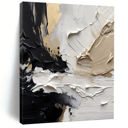Colossal Custom - Textured Hand - Painted Abstract Canvas for Office & Bedroom DKH1025