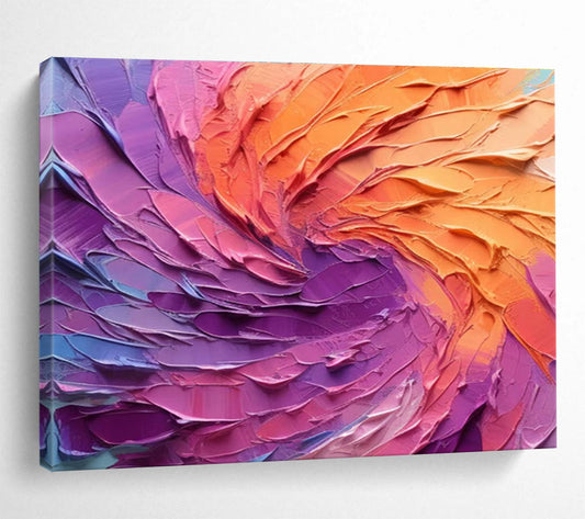 Breathtaking Original Enormous Textured Hand - Rendered Abstract Wall Art for Dramatic Ambiance DKH820