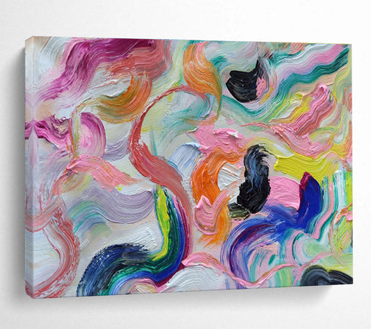 “Vivid Vortex” Grand Abstract Art for Bar & Living Room DKH292