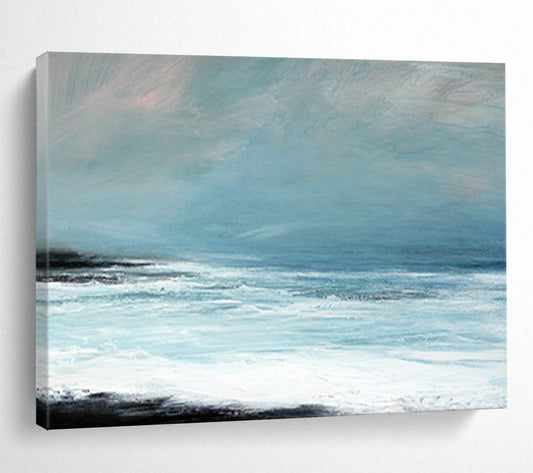 Minimalist Ocean Horizon - Serene Bedroom Accent DLZ032