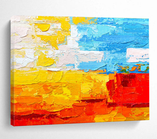 “Dynamic Echoes” Giant Abstract Artwork for Living Room & Dining Room DKH270