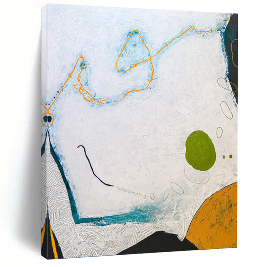 Unique Custom - Rendered Textured Canvas Painting for Office & Hallway DKH1107