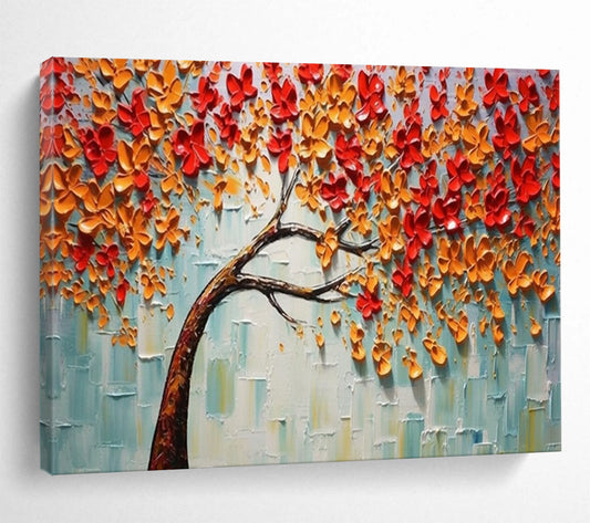 3D Autumn Tree Art - Textured Living Room Showstopper DLZ168