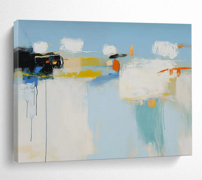 Hushed Large - Format Abstract Painting for Entryway & Bedroom LargeART1757