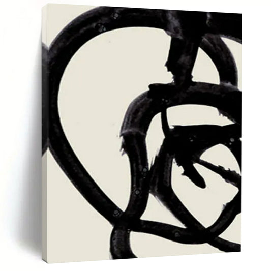 Gigantic Hand-Painted Abstract Mural for Dining Room & Bar LargeART2317