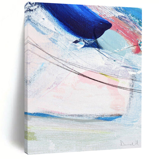 Braided Textures: Mega - Sized Custom Abstract Canvas for Dining Room and Hallway DTP150