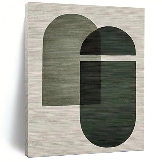 Expertly Designed Hand - Painted Textured Canvas Mural for Office & Entryway DKH1131