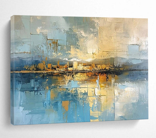 Elegant Large Abstract Wall Art for Hallway & Bar LargeART1640