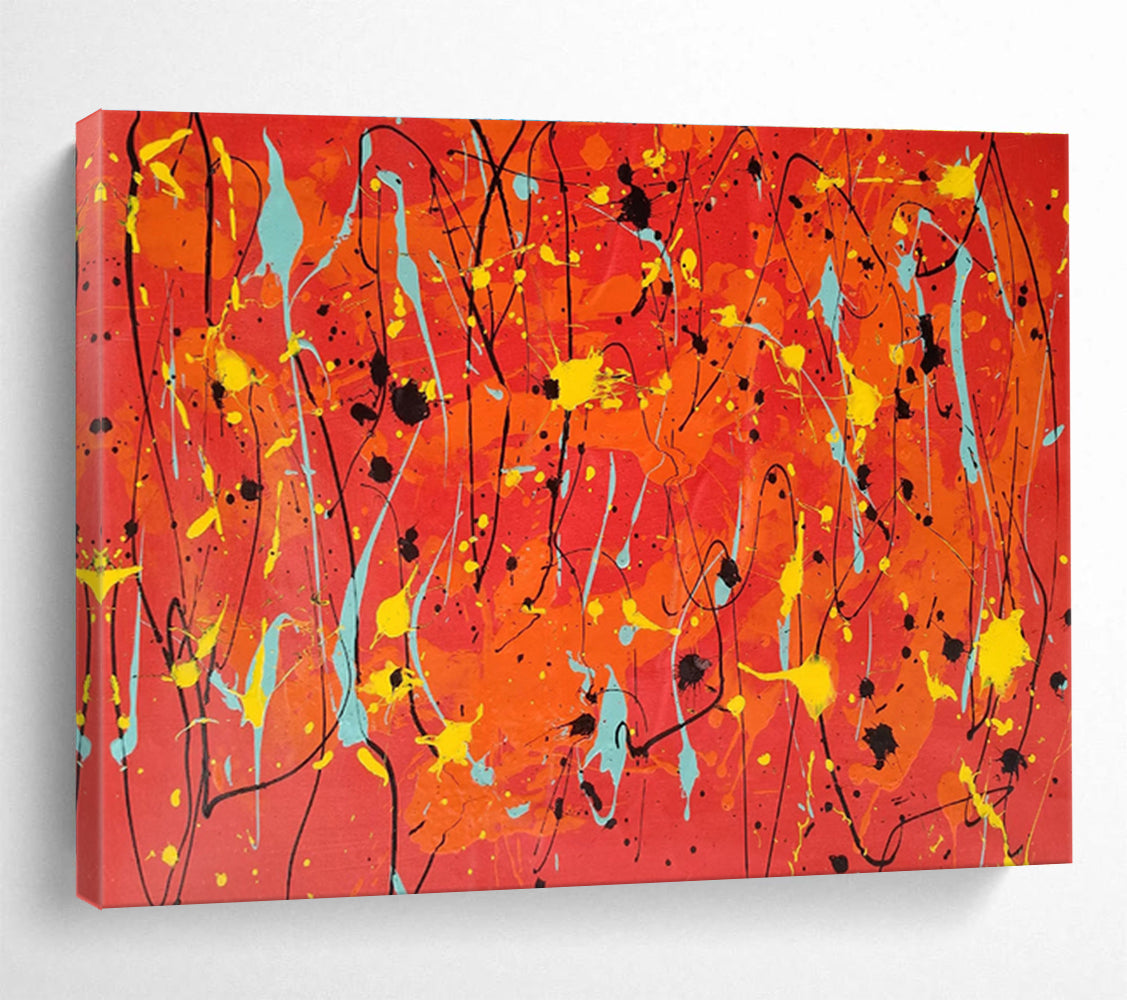 “Luminary Echoes” Large - Format Abstract Painting for Entryway & Living Room DKH286