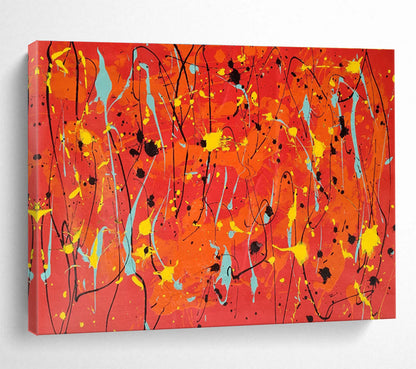 “Luminary Echoes” Large - Format Abstract Painting for Entryway & Living Room DKH286