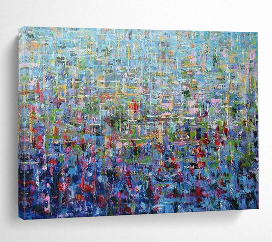 Fiery Vast Abstract Painting for Hallway & Bar LargeART1796