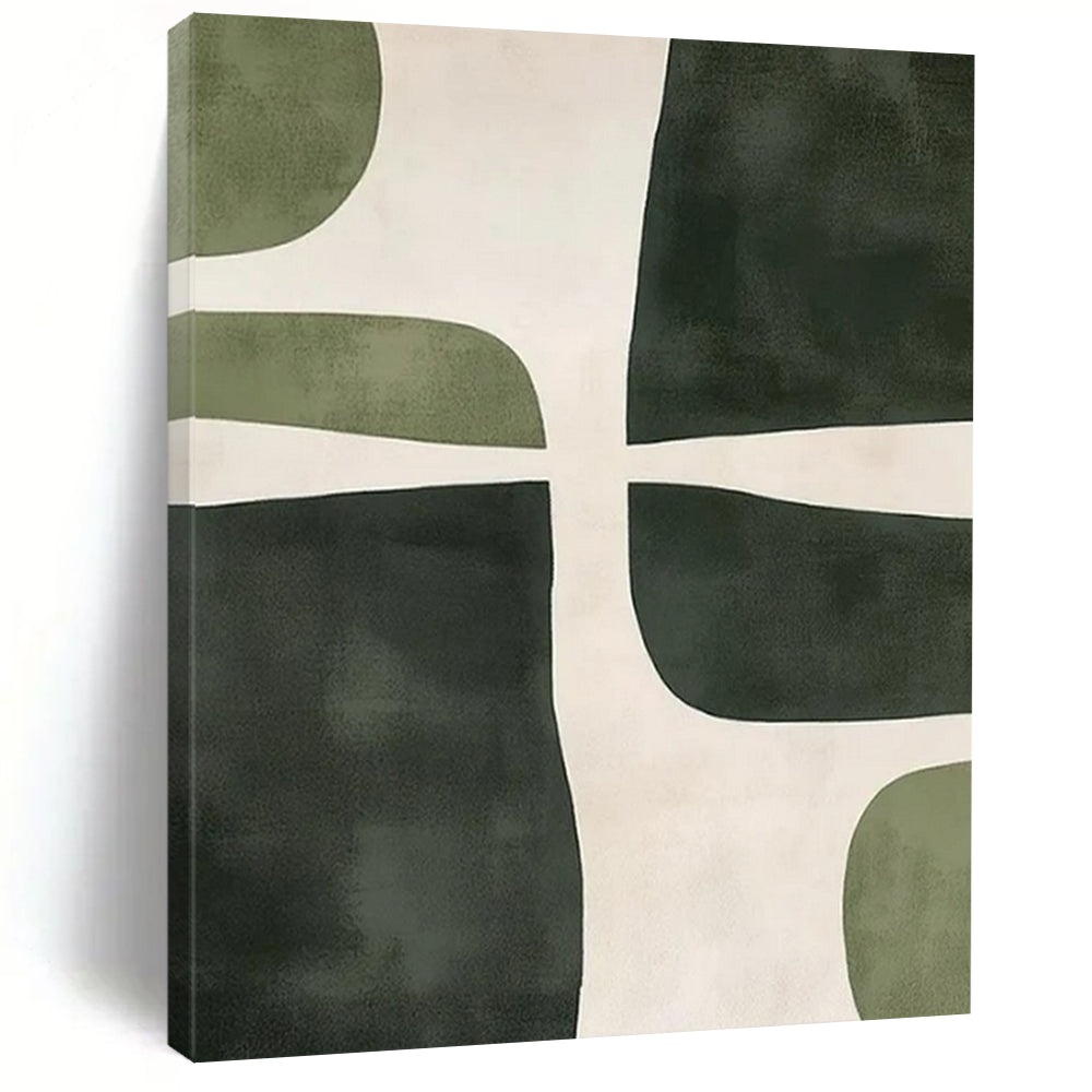 Large-Format-Scale Hand-Painted Abstract Canvases for Entryway & Hallway LargeART2370
