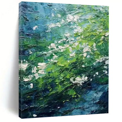Refined Hand - Painted Textured Abstract on Canvas for Hotel & Dining Room DKH1404