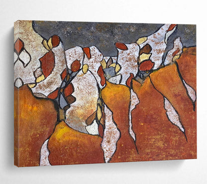 Customizable Large Abstract Art for Hallway DKH005