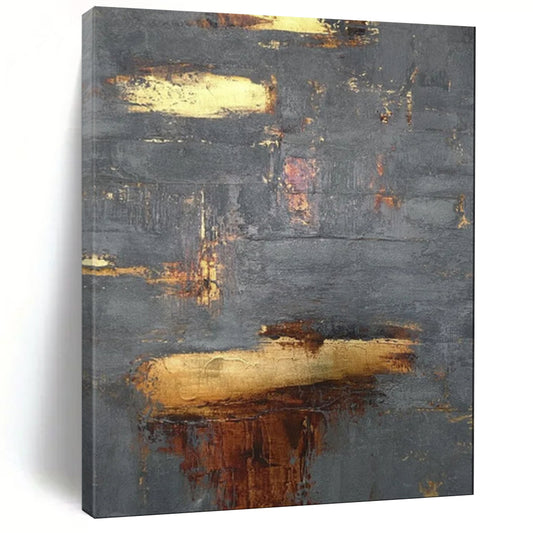 Whimsical & Playful Hand-Painted Custom Abstract Painting for Bedroom & Living Room LargeART1999