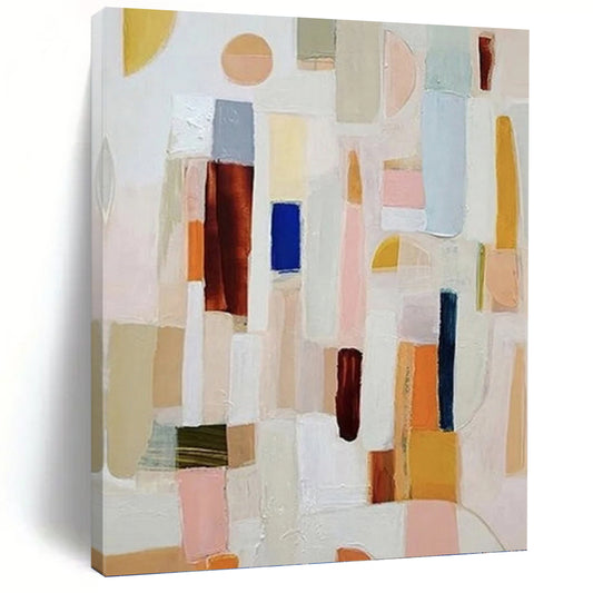 Striking Custom - Rendered Textured Canvas Abstract for Hallway & Bar DKH1069