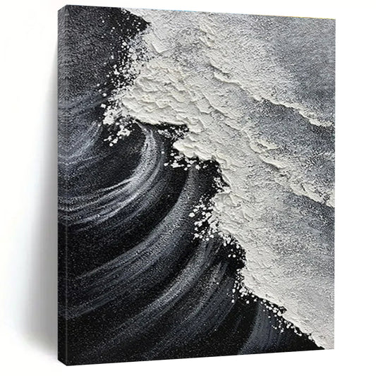 Custom Hand-Painted Abstract Mural for Living Room & Hotel LargeART1484