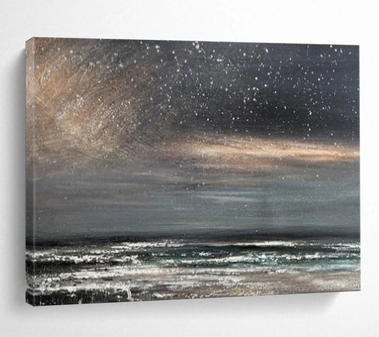 Personalized Hand - Painted Abstract Canvas for Bedroom & Entryway DKH103